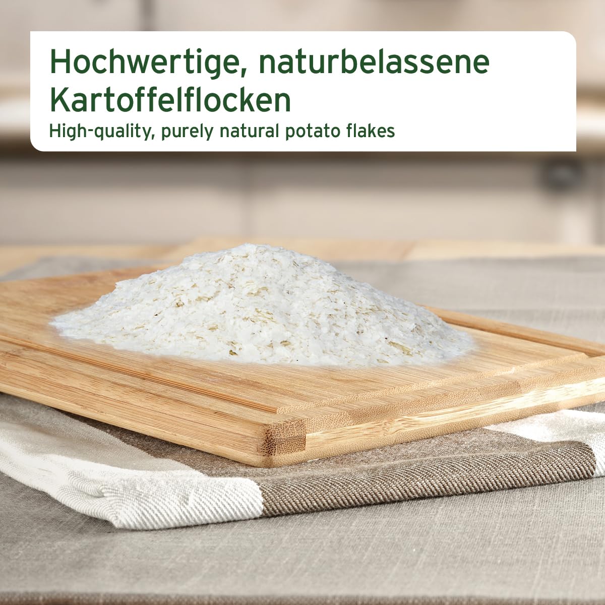 AniForte Kartoffelflocken Hund 5 kg - Natürlicher BARF Zusatz für Hunde, Einzelfuttermittel, Gemüseflocken für Hunde, Barffutter