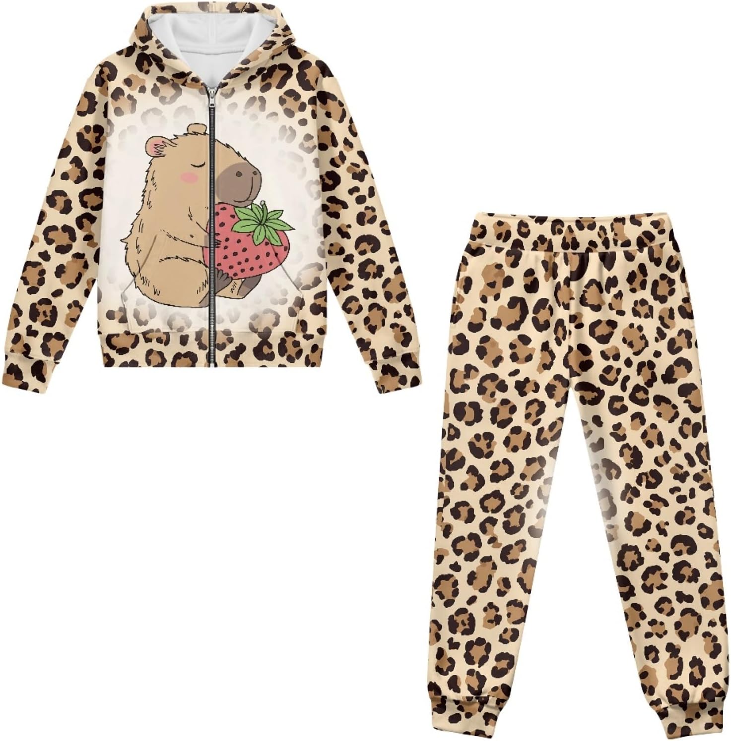 HUIACONG Sweatsuits for Kids Sweat Suit for Girls Boys Sweat Set