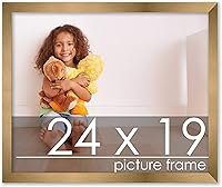 Vista 266 de Poster Palooza Marco de madera de bronce dorado de 26 x 34 pulgadas, acrílico UV, respaldo de tablero de espuma y accesorios para colgar incluidos