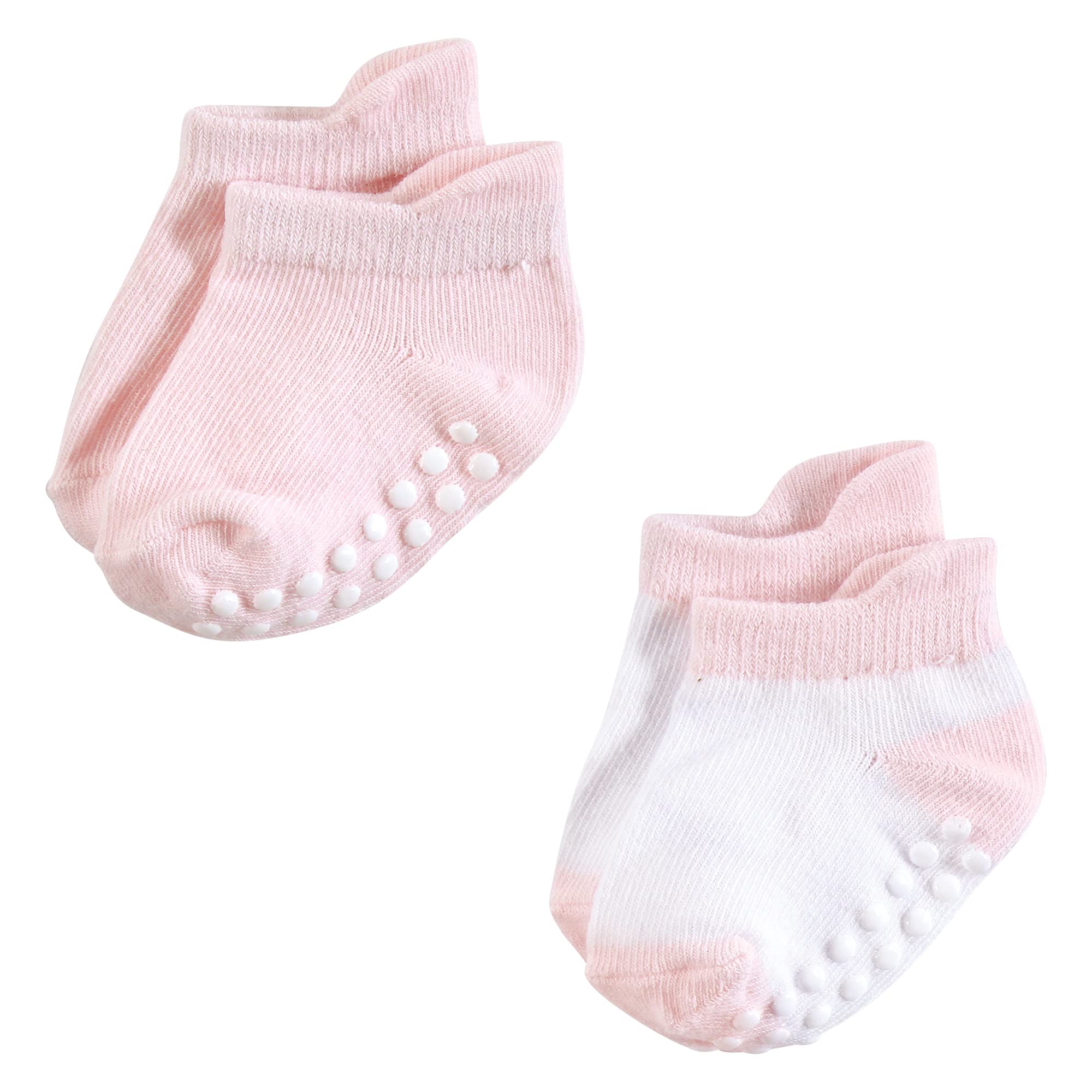Hudson Baby Uniseks antypoślizgowe skarpetki bez pokazów, różowy liliowy, 4-6 maluchy, 4/6X