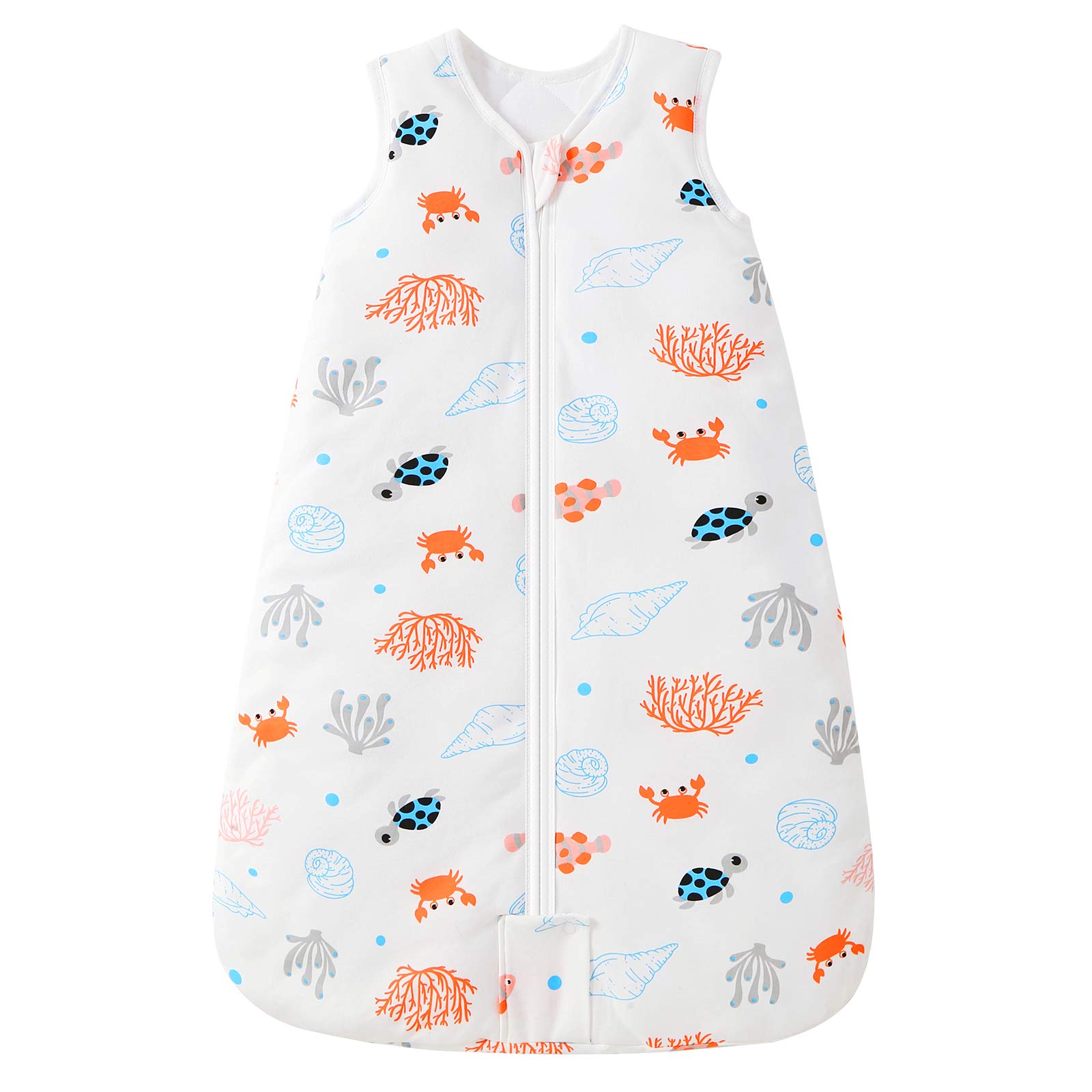 MosebearsSleep Sack Baby Winter Wearable Blanket with 2-Way Zipper,2.5 TOG Cotton Sleep Sack Unisex