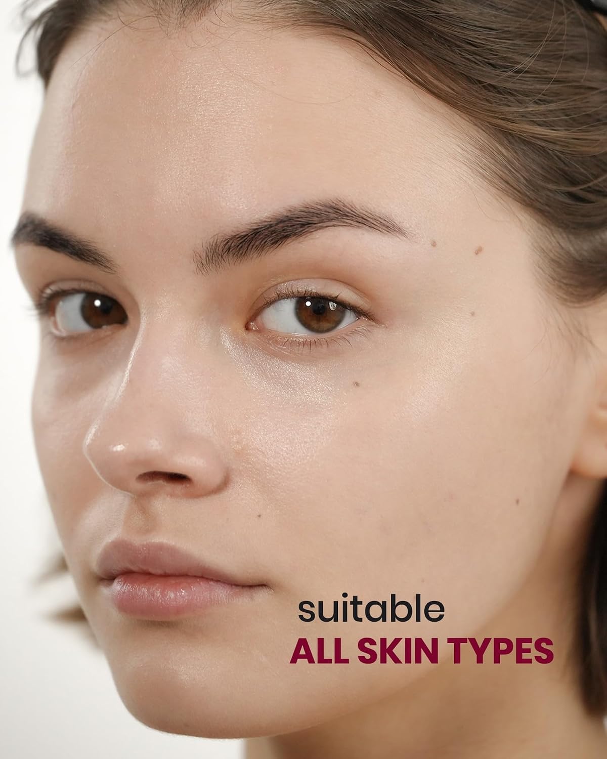 RUBY VIBE CO Hydrating Night Cream – Cooling Face Moisturizer with Niacinamide, Glycerin & Green Tea, Lightweight Soothing Cream for Dry, Sensitive & All Skin Types