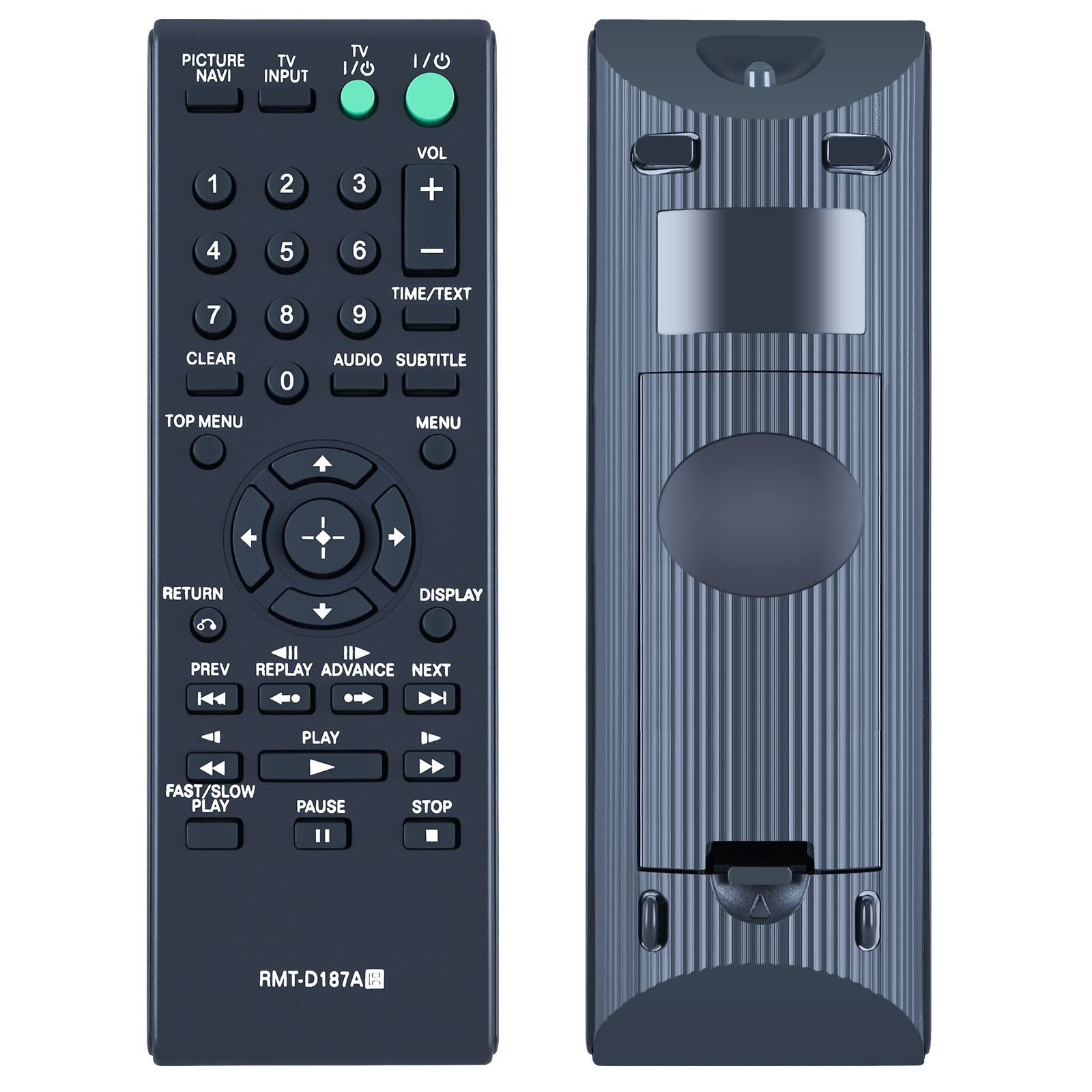 WDZP RMT-D187A Replacement Remote Control fit for Sony DVD CD Player DVP-NS718H DVP-SR500H DVP-SR101P DVP-SR200P DVP-SR401HP DVP-NS710H DVP-SR400P DVP-NS611HP DVP-SR500HP DVP-SR510P