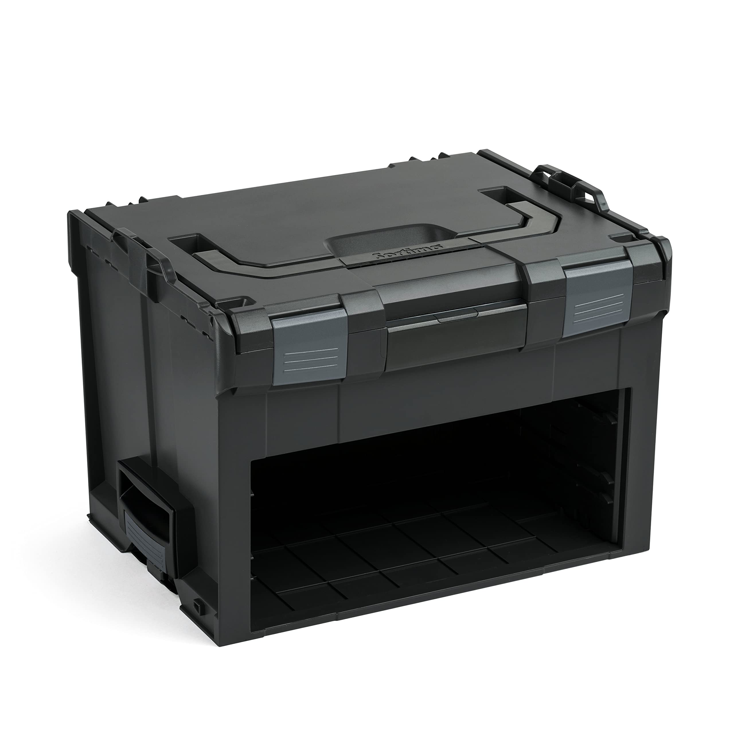 Bosch Sortimo LS-BOXX 306 - Caja de herramientas de plástico vacía (vacía), color negro