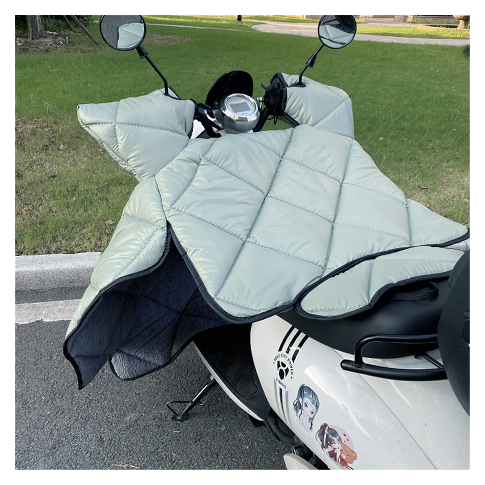 Générique Tablier Scooter, Couvre Jambe Scooter Wind Winter Batterie de Voitures Moto Hiver Universal Coupe-Vent est Chaud et Plus épaississement Velours(7)