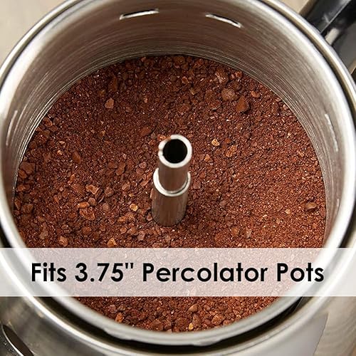 Miniatura 5 de Mimore Filtros de café para percolador, 300 filtros de café de disco de 3.75 pulgadas para percoladora, filtros desechables sin blanquear (filtros