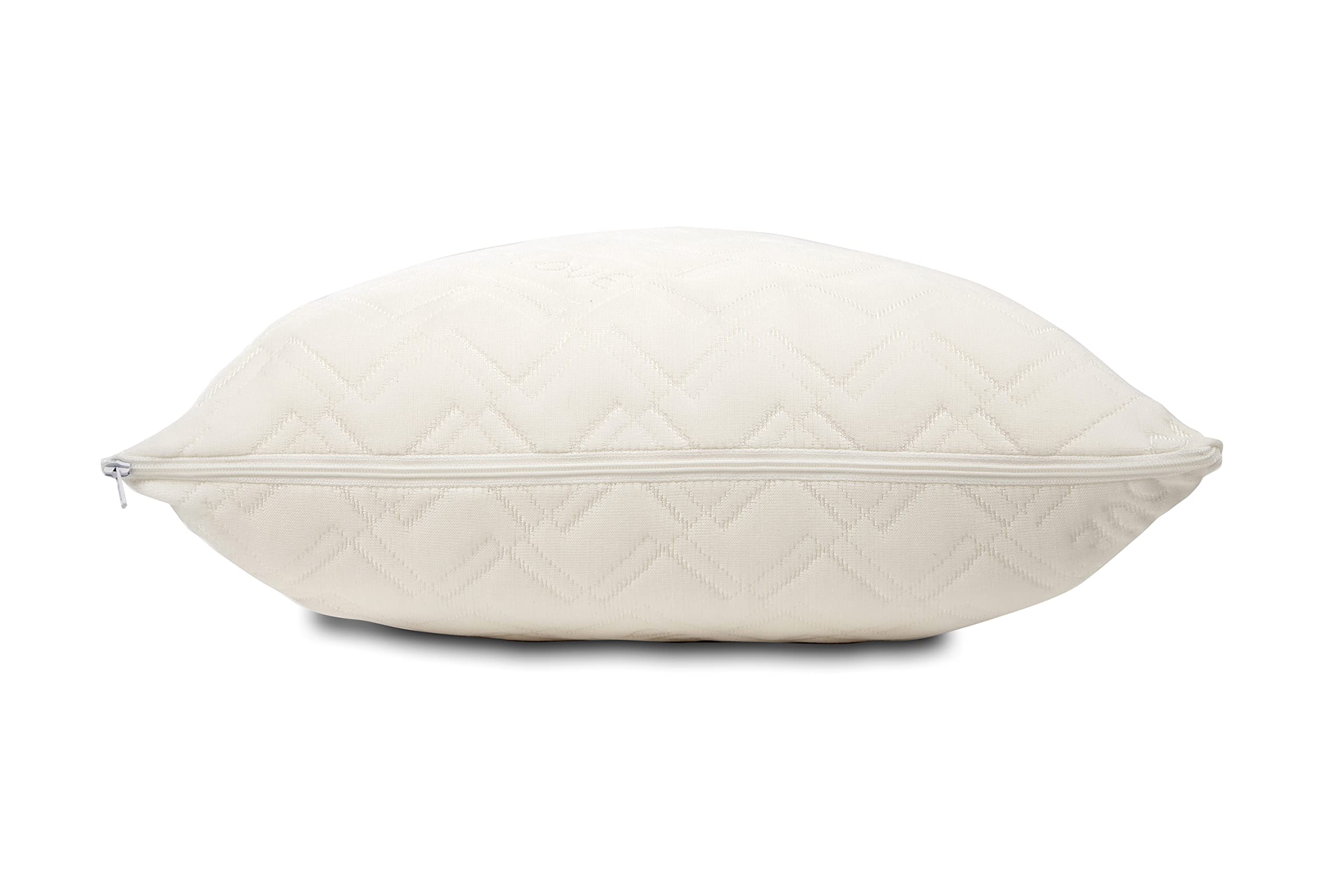 SEASONS - Almohada Viscoelástica Top, 70 cm, Muy Alta, Antiácaros, Tejido Strech, Doble Funda, Tratamiento con Limpieza de Ozono, Fabricado en España