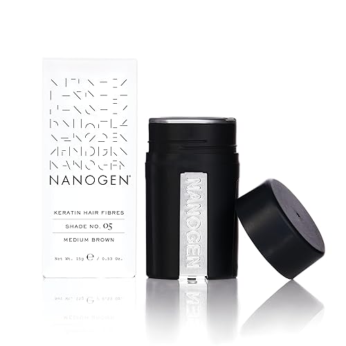 Nanogen Fibras de queratina engrosadas para el cabello marrĂłn medio Nanogen Fibras de queratina engrosadas para el cabello marrĂłn medio