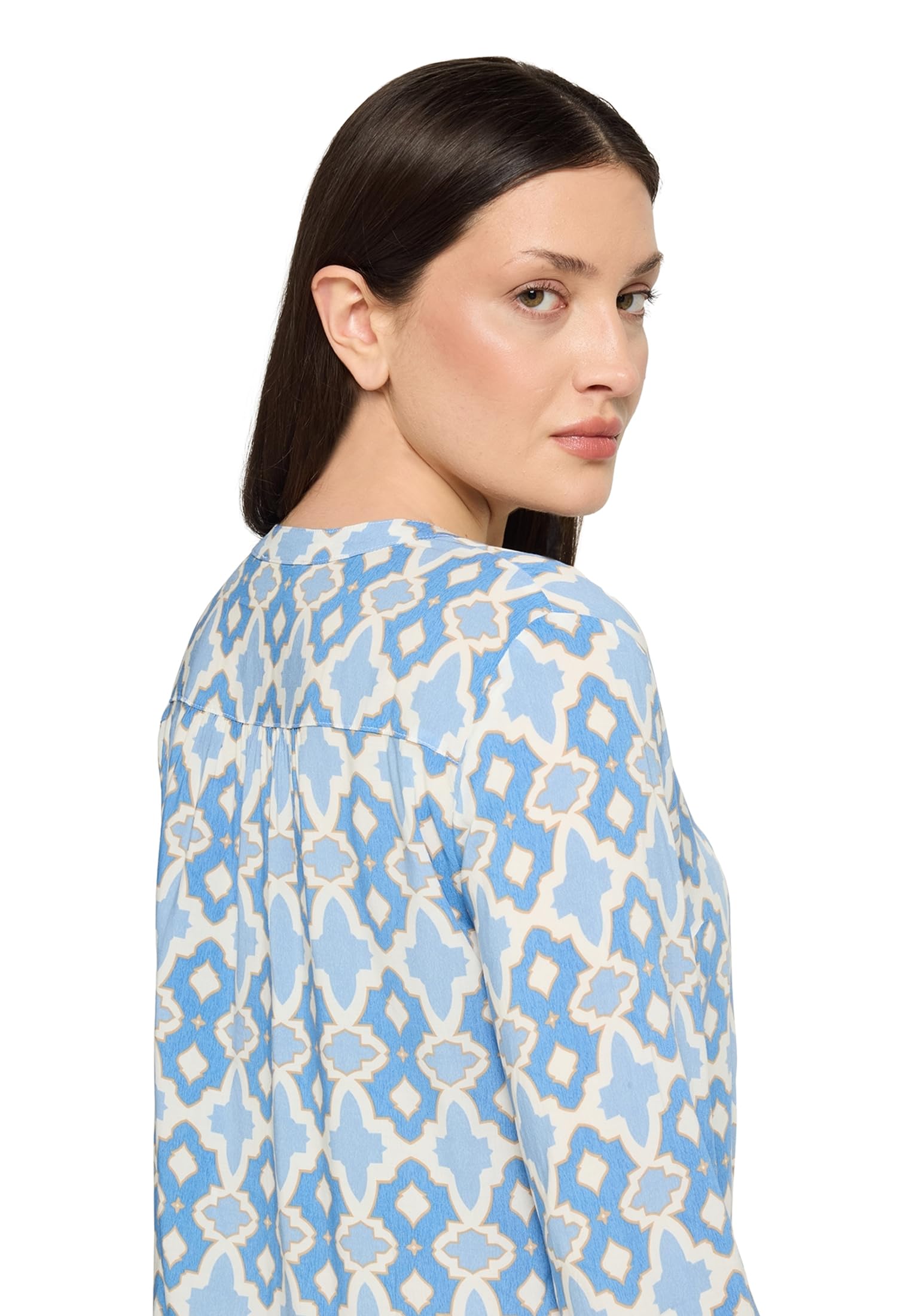 Cartoon Damen Blusenshirt mit Muster