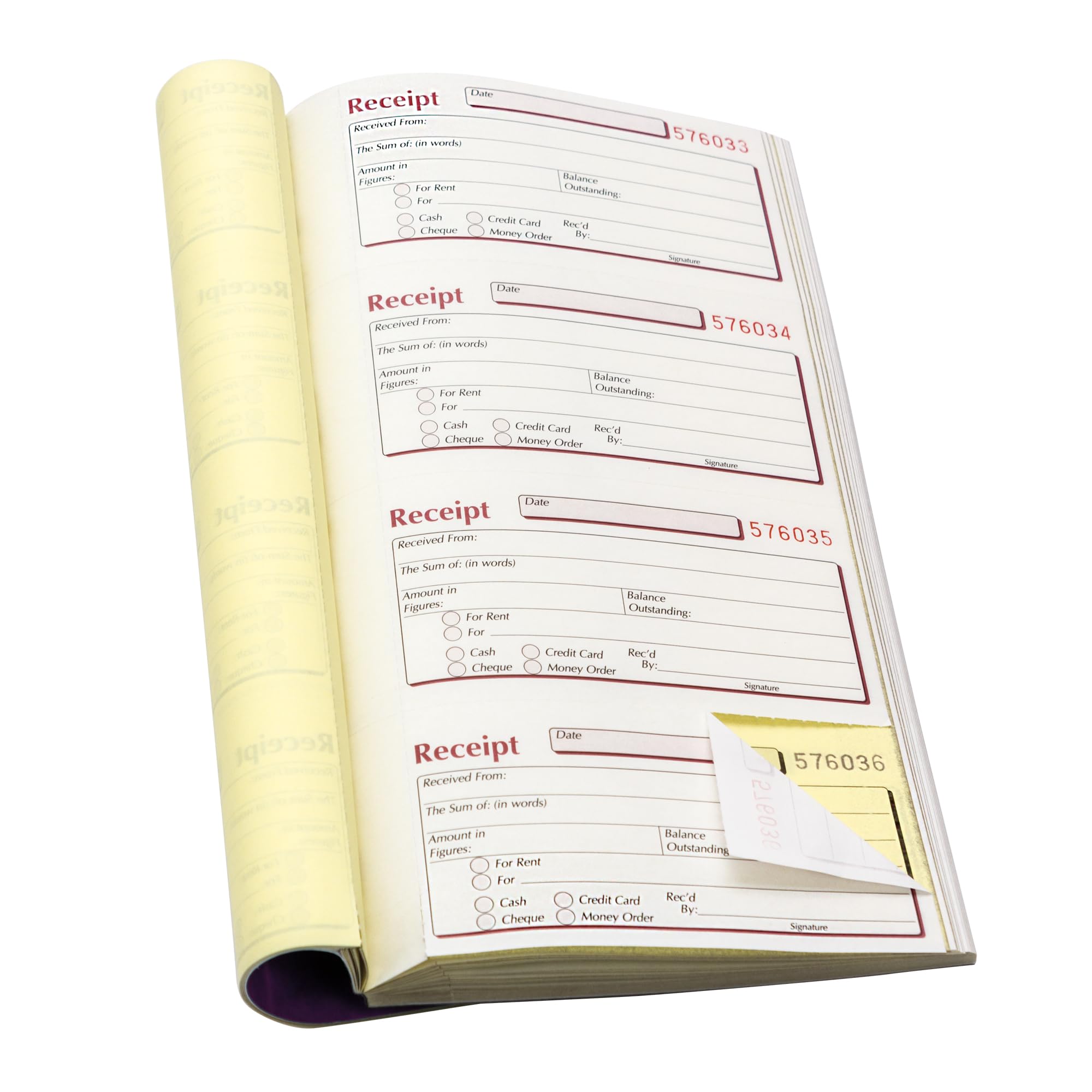 Pukka Pad, NCR Duplicate Receipt Book 140 x 276mm Pack of 5