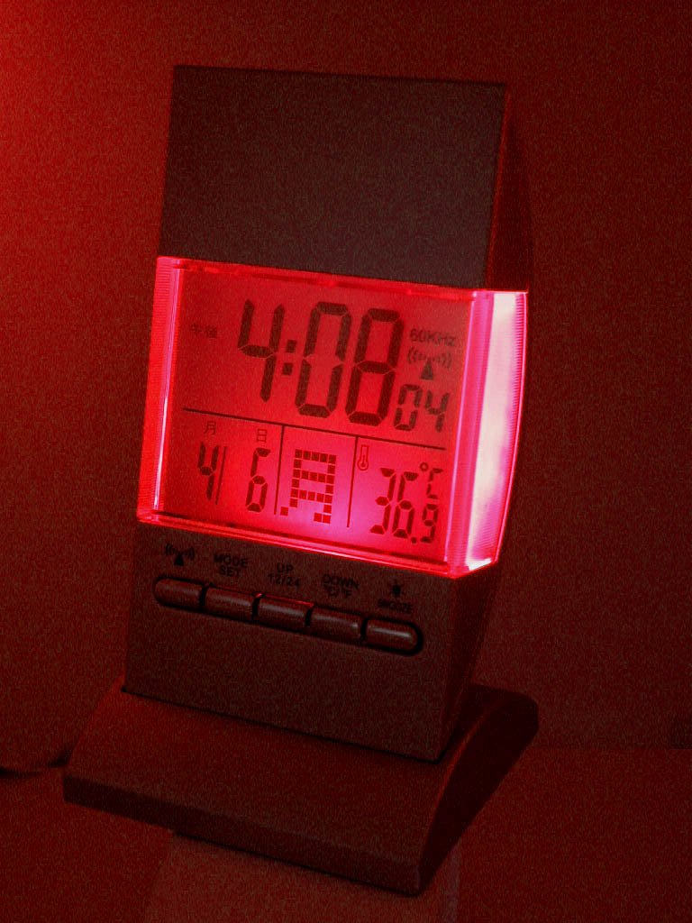 Amazon.co.jp: 誠時(セイジ) 目覚まし電波時計 RC illumination Clock