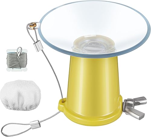 Dreyoo Cambiador de bombilla para techos altos y luces empotradas, cambiador de bombilla de ventosa compatible con DocaPole y otros postes de