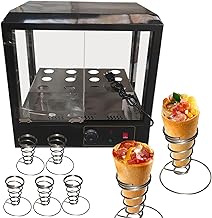 TXMACHINE® Camping Stoves 4 cone maker machine commercial pizza cone machine 3KW Pizza Making Machines ice cream cone make...