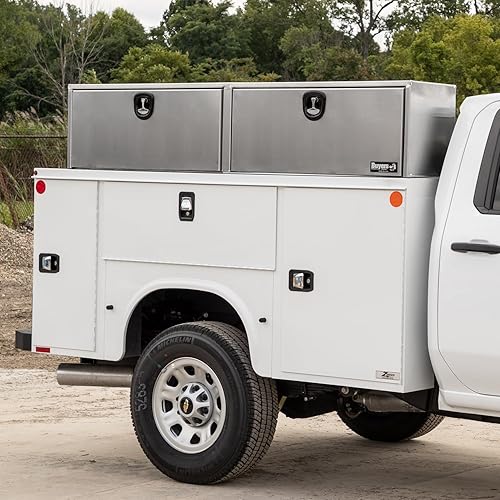 Miniatura 4 de Buyers Products Topsider - Caja de herramientas de almacenamiento para camioneta, caja de herramientas para remolque, caja de herramientas de