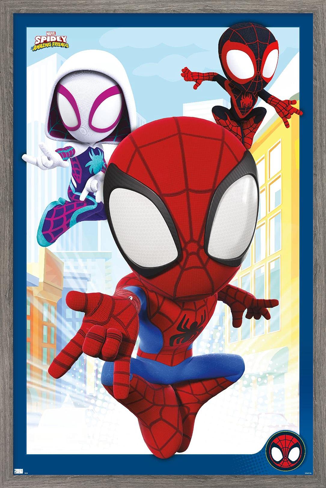 Amazon.co.jp: Trends International マーベル スパイダーマンと彼の
