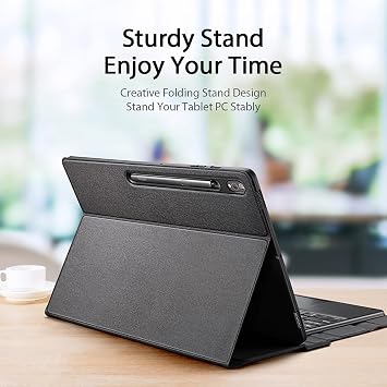 Keyboard Case for Samsung Galaxy Tab S9 Ultra 14.6 Inch 2023, Detachable Keyboard with Wider Touchpad& Pencil Holder, Model [SM-X910/X916B/X918U]
