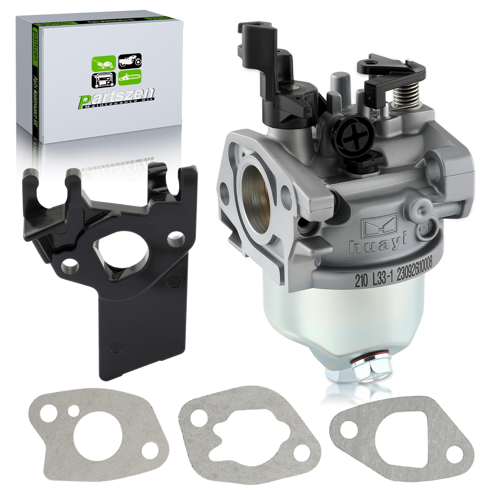 Huayi 20824051 20824052 PGH44072 PGH44203 Carburetor Carb Fit for LCT Engines Hammerhead MudHead Marauder 208R for 208cc Gokarts