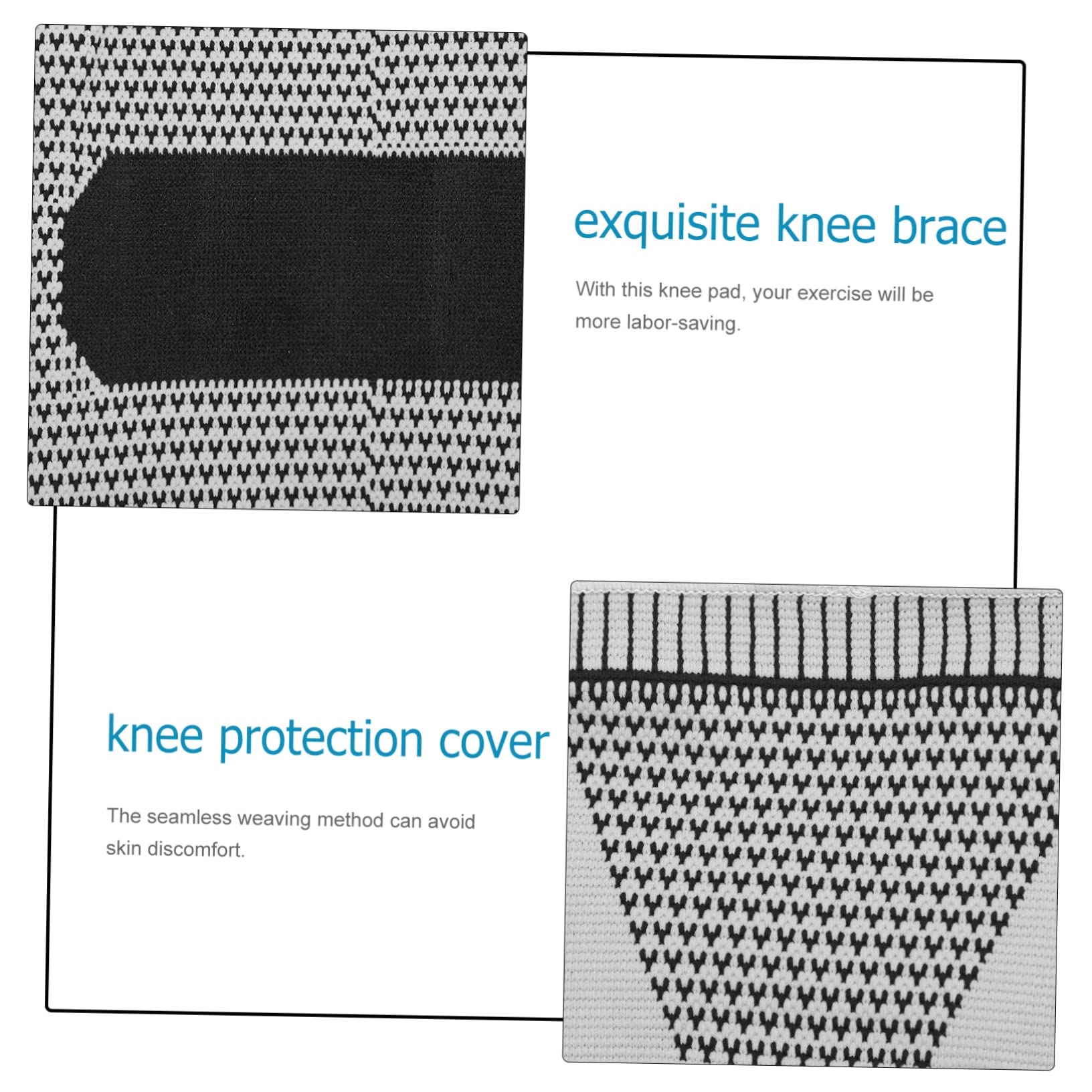 minkissy Gym Knee Sleeves Neoprene Knee Sleeve 3d Ring Wrap for Patella Stabilizer