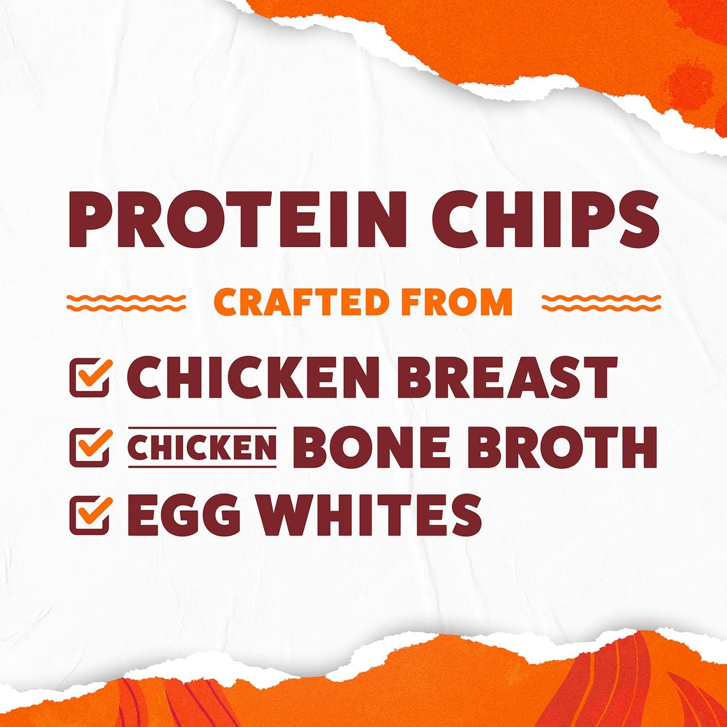 WILDE Chips, High Protein Snacks for Adults, Keto Chips, Gluten Free, Low Carb Snack Box Made with Real Ingredients, Buffalo Style
