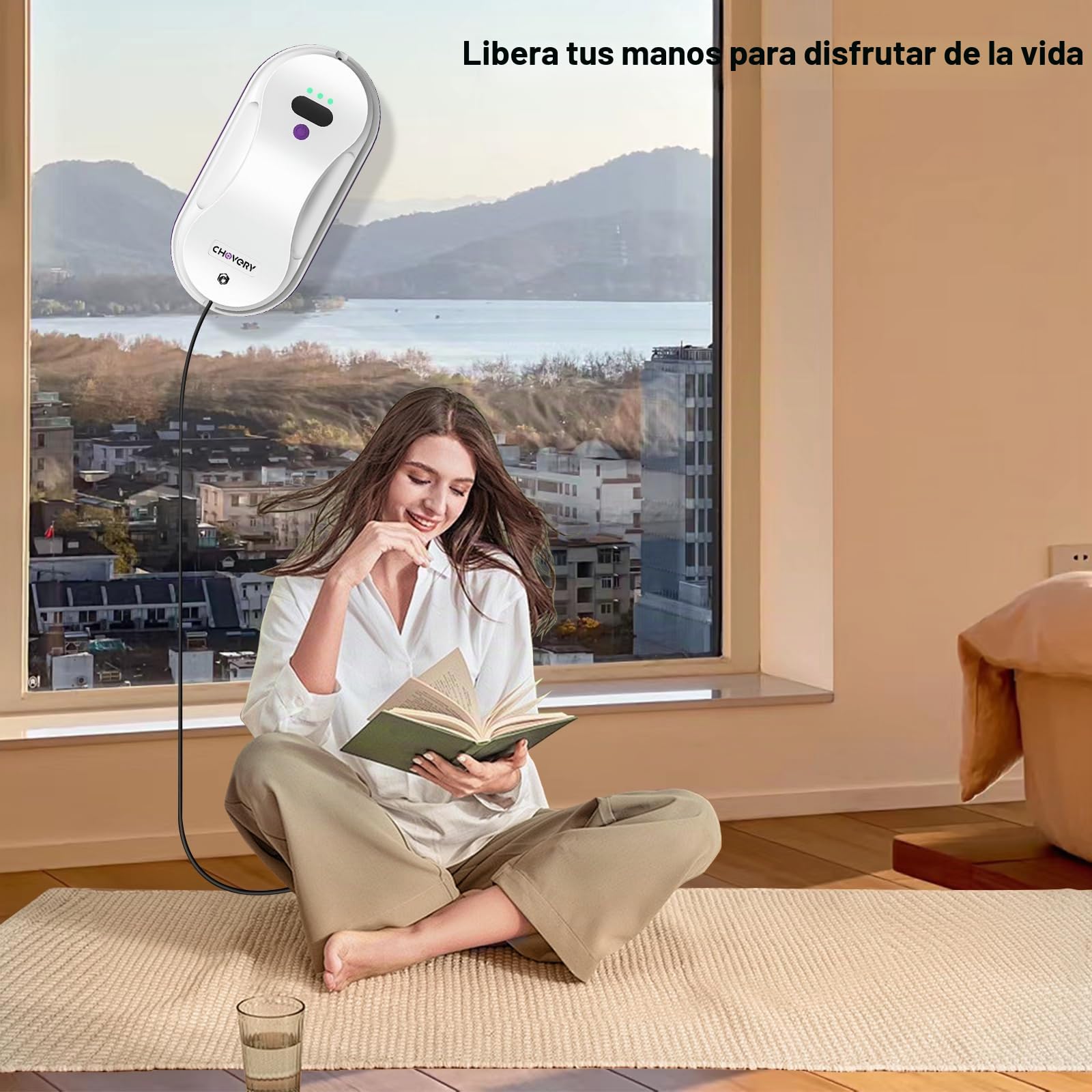 CHOVERY CL-2 Robot limpiador de ventanas con mando a distancia automático