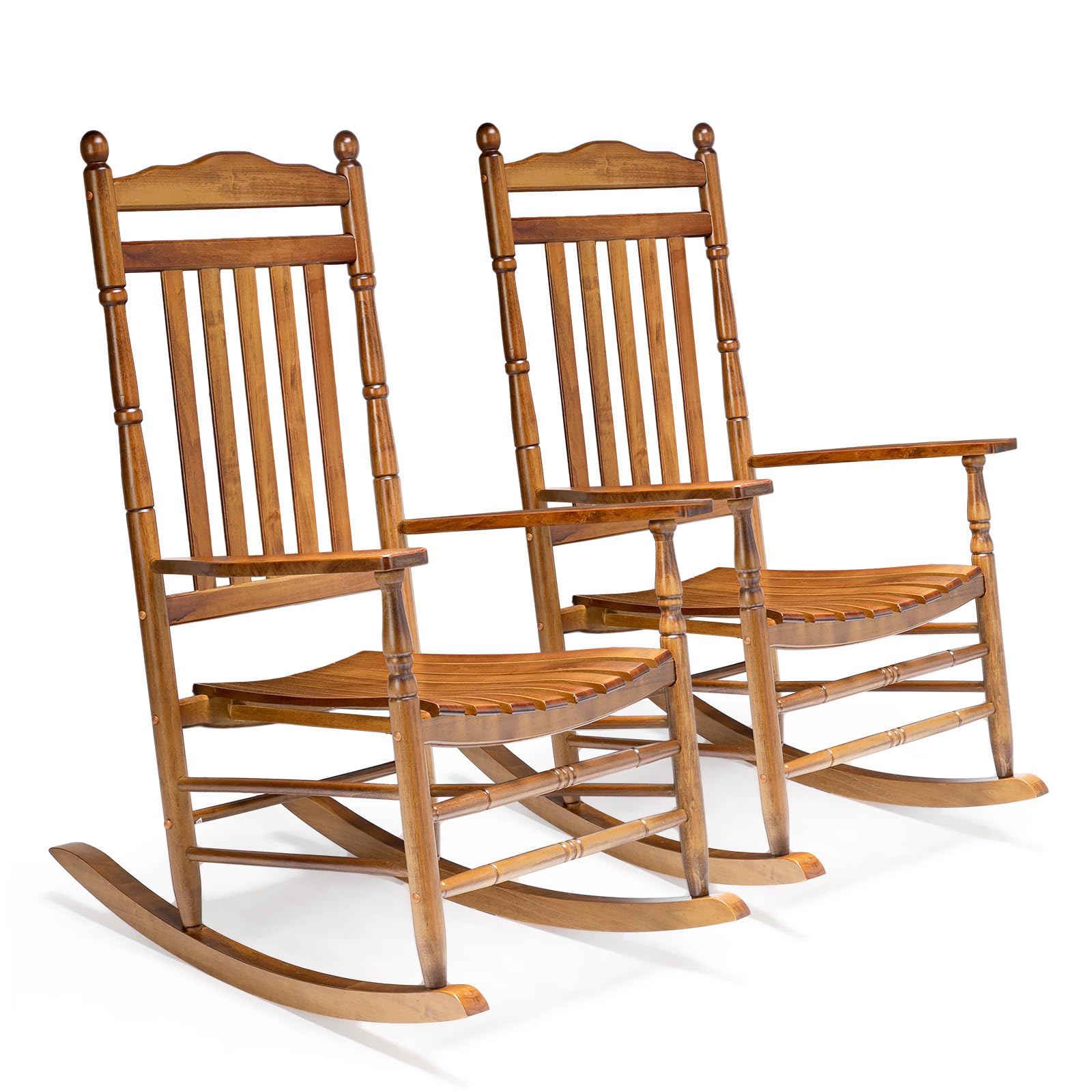 VINGLI Wooden Rocking Chair