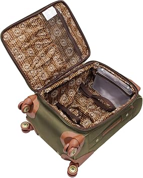 Pathfinder Luggage Sets with Spinner Wheels, Softside Expandable 20 24 28 Suitcase Carry-On 15 Inch Tote Bag