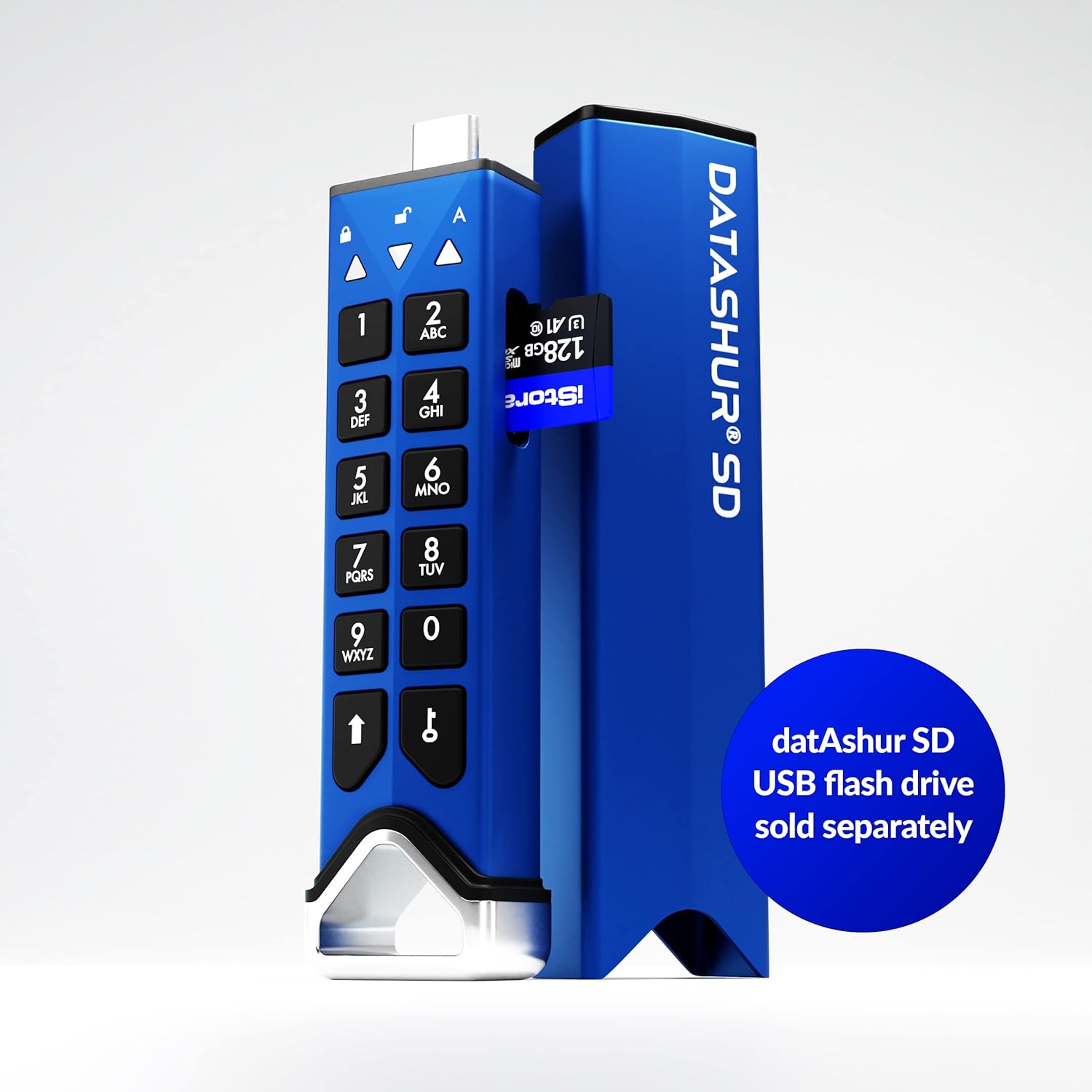 iStorage microSD Card 128GB | Encrypt Data stored on iStorage microSD Cards Using datAshur SD USB Flash Drive | Compatible with datAshur SD Drives only