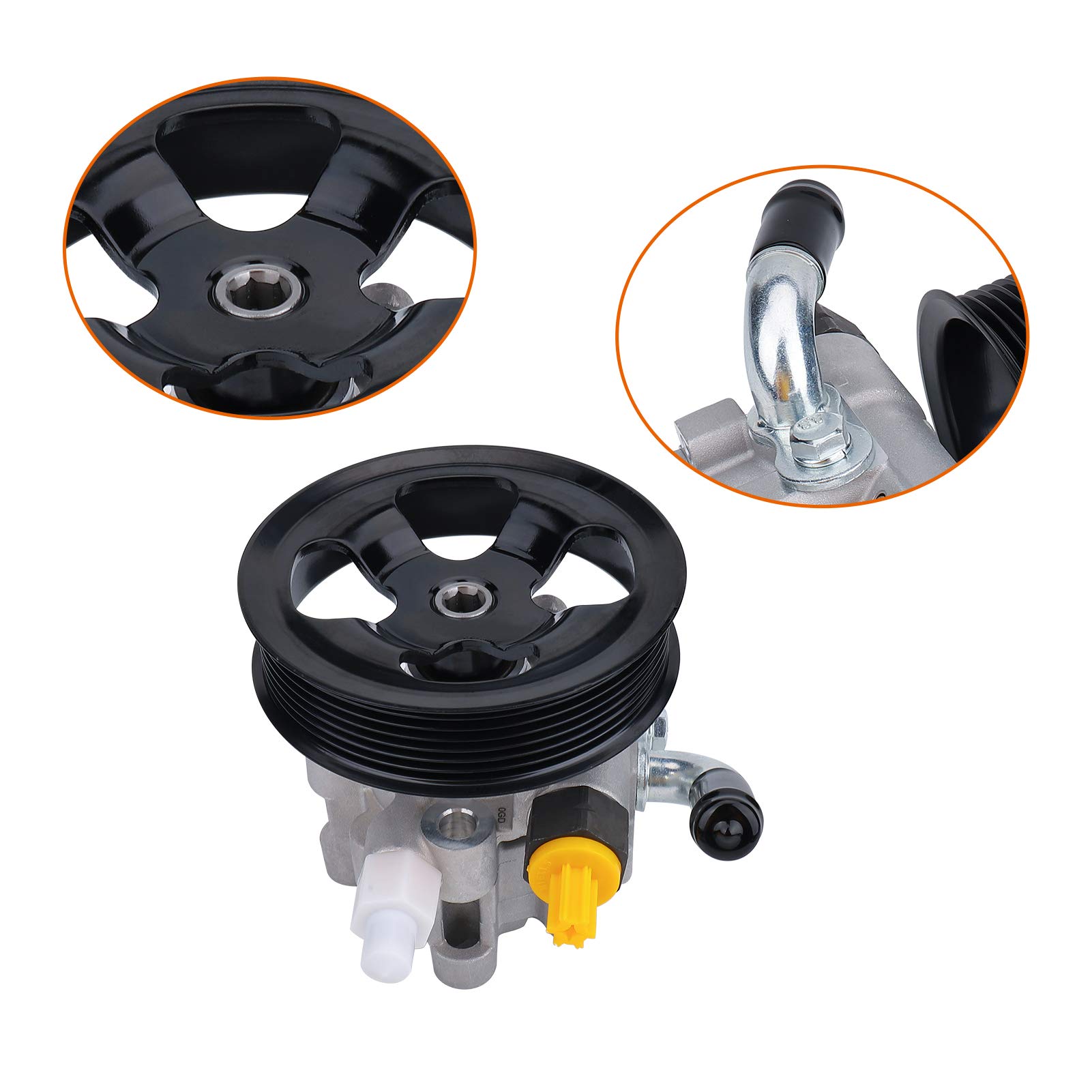 Power Steering Pump For 2002-2009 Toyota Camry 2.4L & 3.5L, 2002-2008 Solara 2.4L - Replaces 21-5245, 44310-06070