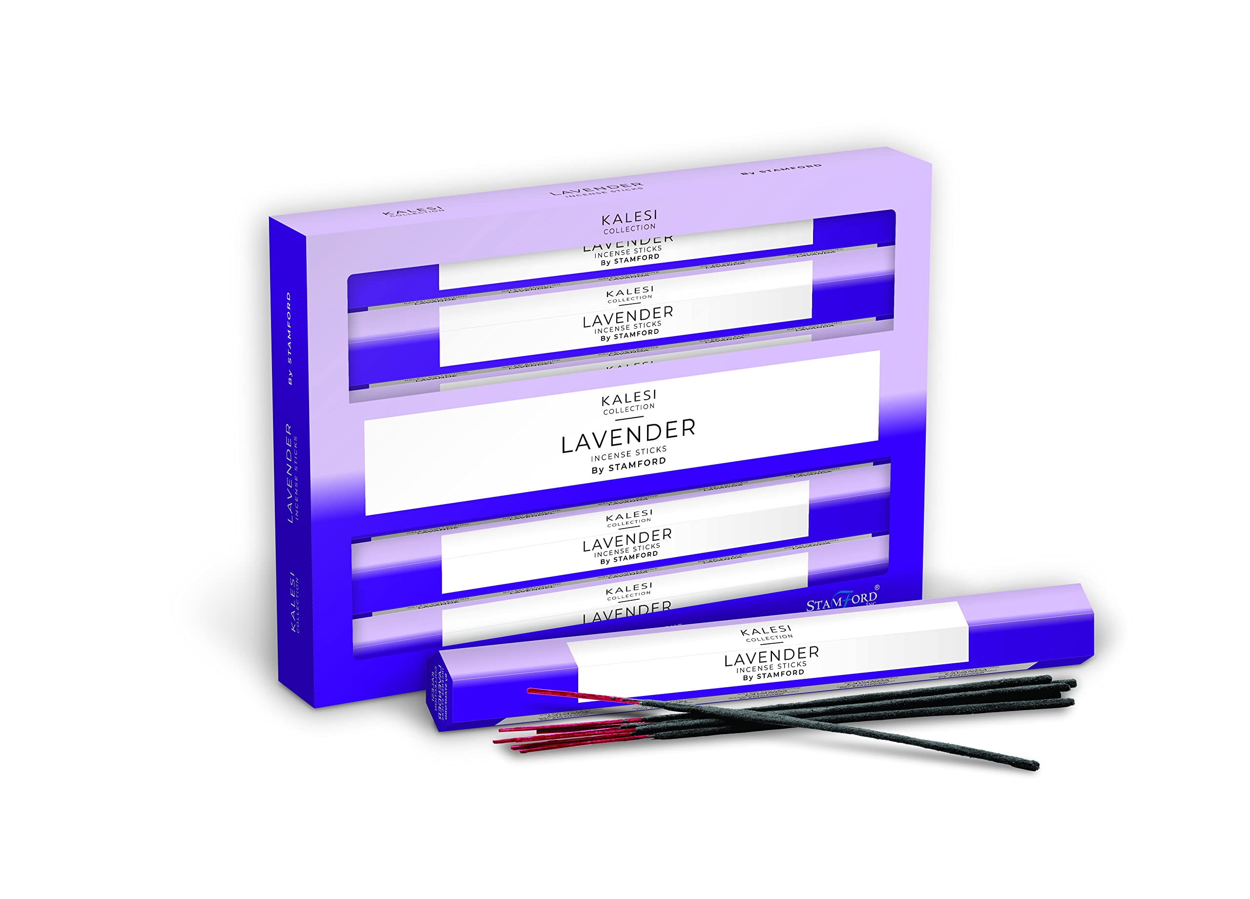 The Kalesi Collection by Stamford Lavender Hex Incense Sticks - Pack of 6