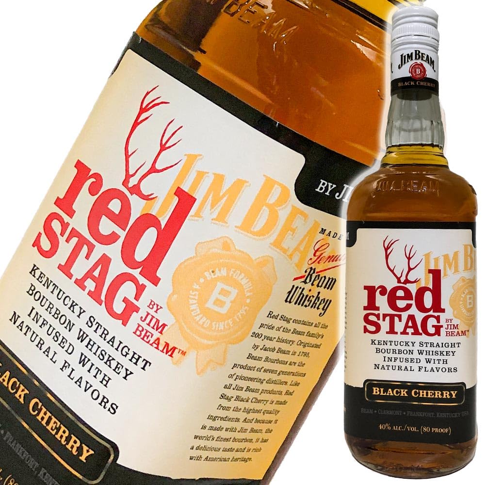 Amazon.co.jp: ジムビーム レッドスタッグ [ブラックチェリー] 750ml