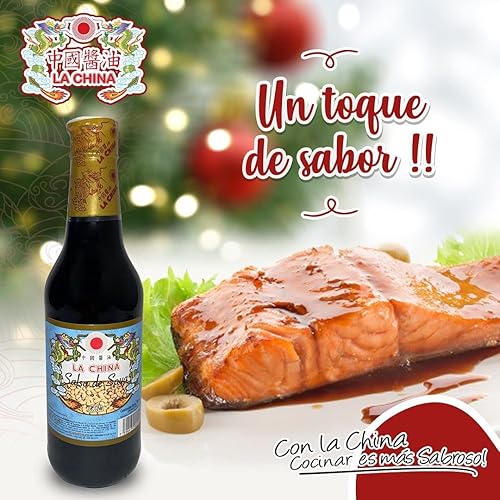 Miniatura 3 de La China Salsa de soja  101fl oz Importada de Maracaibo Venezuela  La Maracucha  La China Salsa de soja  La Maracucha 1014 onzas líquidas