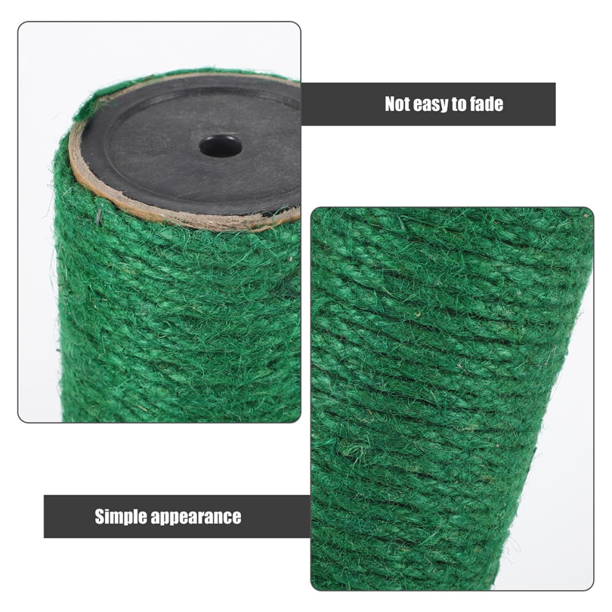 Toddmomy Poste Rascador para Gatos de Cuerda de Yute 2 Piezas, Resistente y Antideslizante, Reemplazo Adecuado para Rascadores de Suelo y Accesorios DIY para Gatos