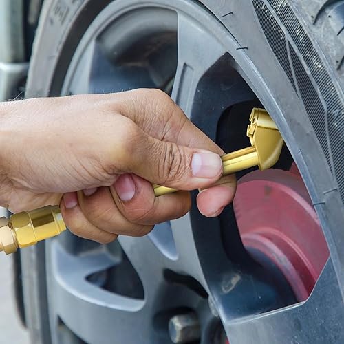 Miniatura 7 de Juego de 5 portabrocas de aire de doble cabezal, portabrocas de bola cerrada NPT de 1/4 pulgadas hembra con 2 tapones rápidos macho estándar, kit de