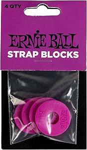 Amazon _ 【正規品】 ERNIE BALL 5618 落下防止 ストラップ・ブロック STRAP BLOCKS パープル _ エレキギターストラップピン _ 楽器・音響機器