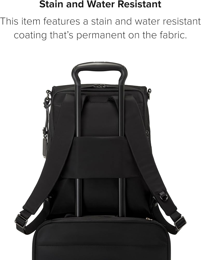 Amazon.com: TUMI Voyageur Leigh Backpack/Tote Black/Gunmetal One