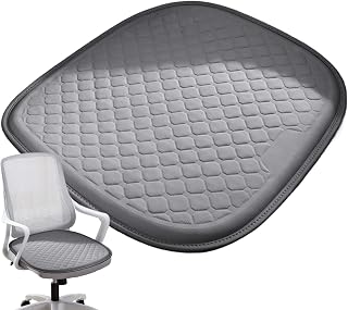 Genérico Gel Seat Cushion, Driving Car Cushions, Breathable Automotive Chair Mat, Comfortable Support Pad for Home, Workplace, Truck Driver and Travel Use Blue, Pink,Gray, Black