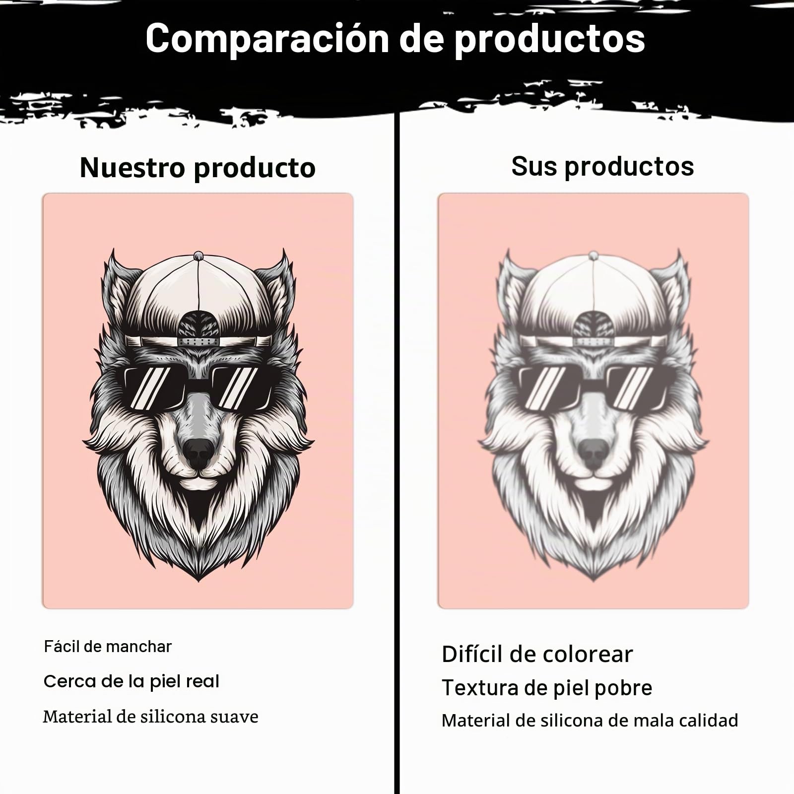 10 Piezas Piel Sintetica Tatuaje, de Doble Cara para el Kit de Tatuajes, Profesional es Adecuada para Práctica-14,5 cm * 19 cm * 1,5mm
