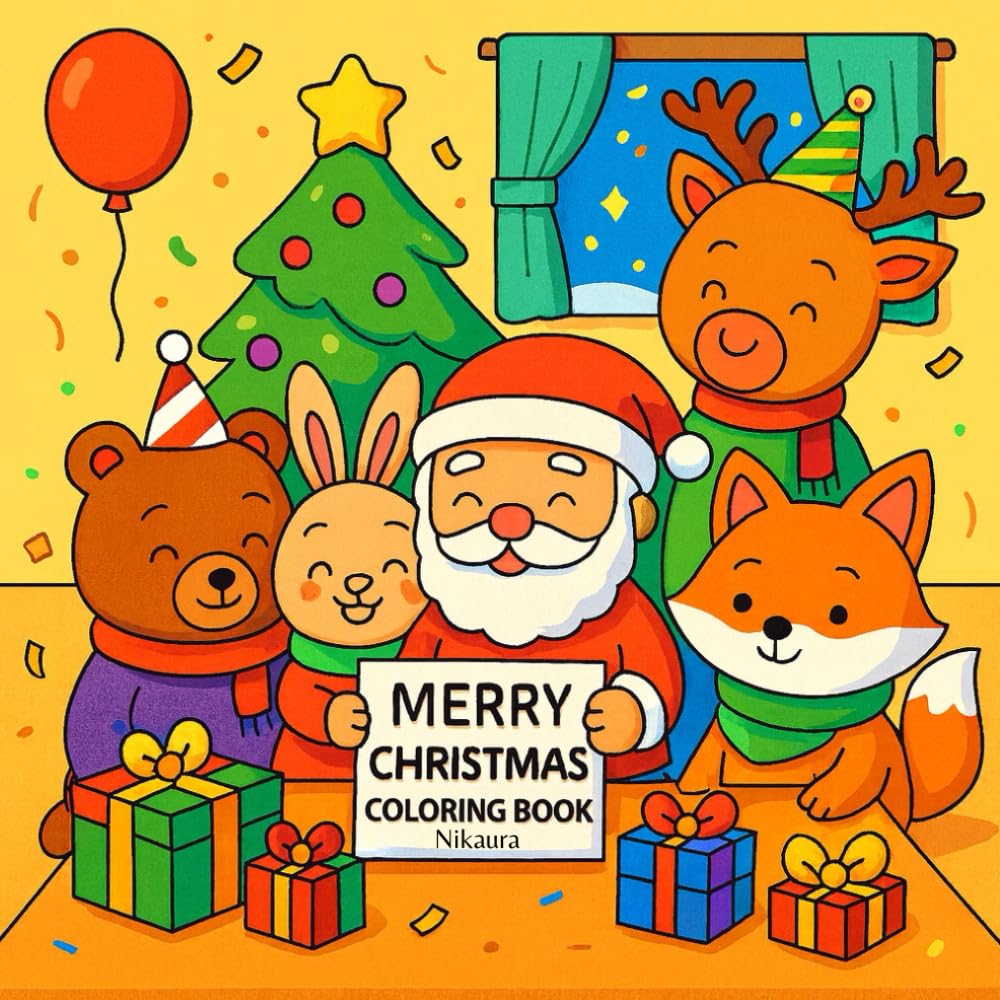 Merry Christmas Coloring Book