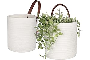 Hanging Flowers Outdoor Plant Basket - Wall Decor