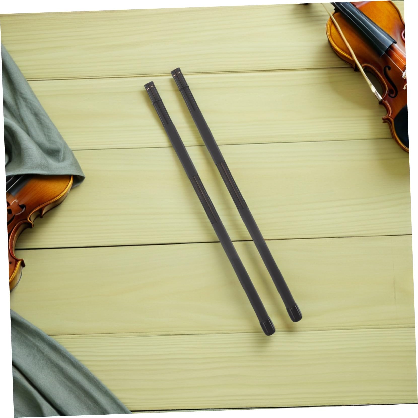 ibasenice Holz-drumsticks mit Nylon-bürsten Schlagzeug Inklusive Besen Schlägeln und Aufbewahrungstasche für Percussion-instrumente