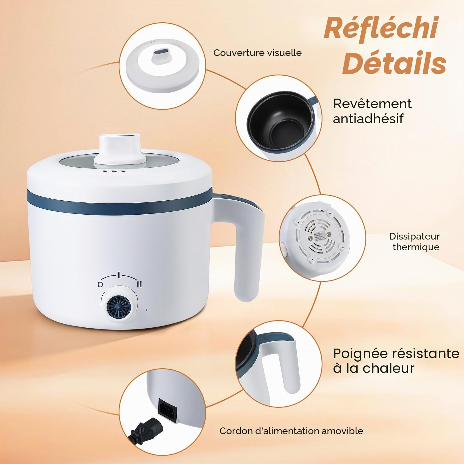 Fondoir Chauffe Cire Bougie,1.8 L Electrique Fondre Cire Bougie avec Bec Verseur, Autocollants pour Mèches, Dispositif de Centrage et Cuillère, kit Fabrication bougie kit Fabrication pour Débutants.