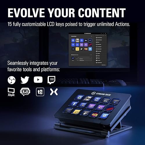Miniatura 3 de Elgato Stream Deck - Controlador de creación de contenido en vivo y onda 3 blancos - Micrófono condensador USB de calidad de estudio prémium para
