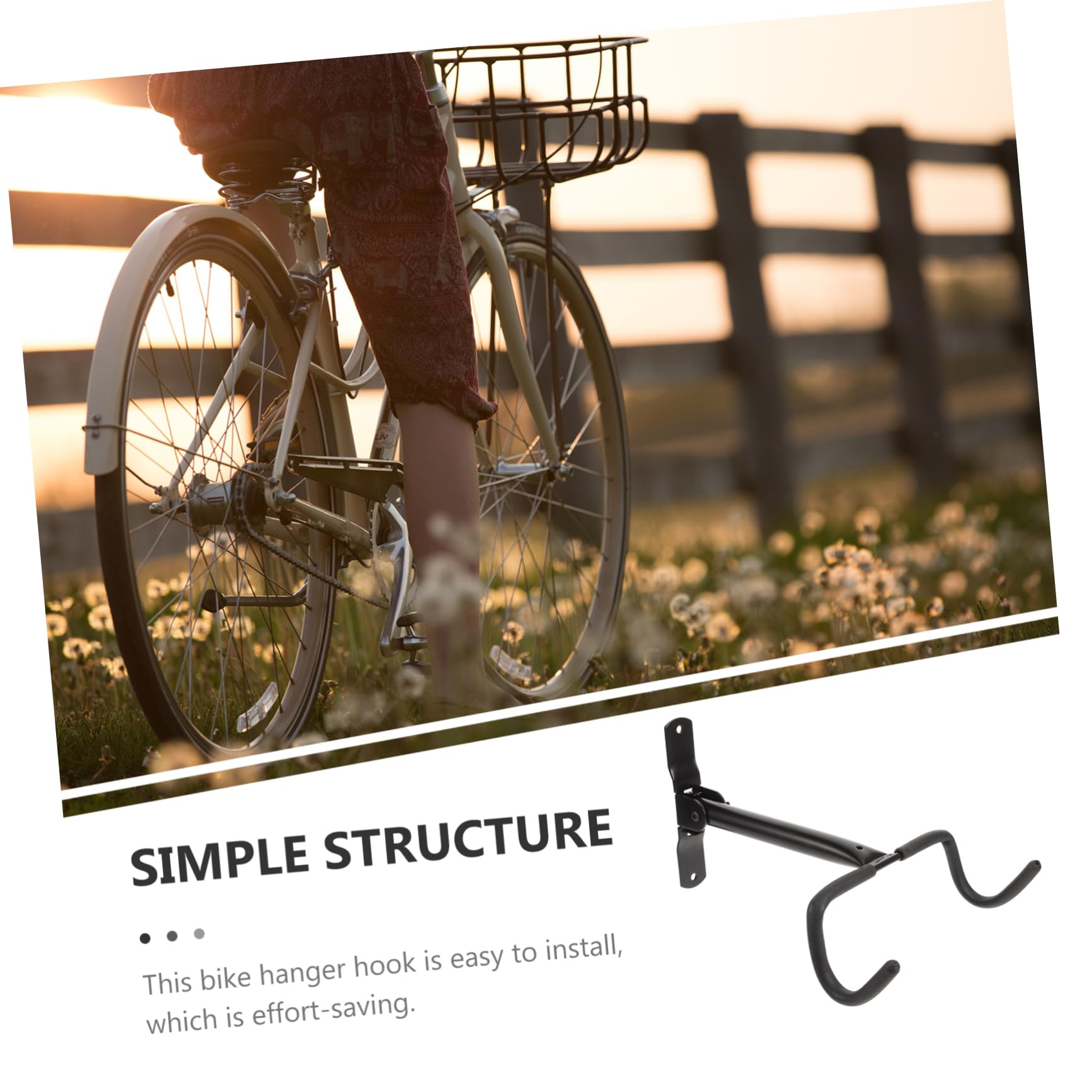 Cabilock Colgador Pared Bicicleta Diseño Giratorio y Optimización de Espacio, Soporte para Garaje y Organización de Herramientas
