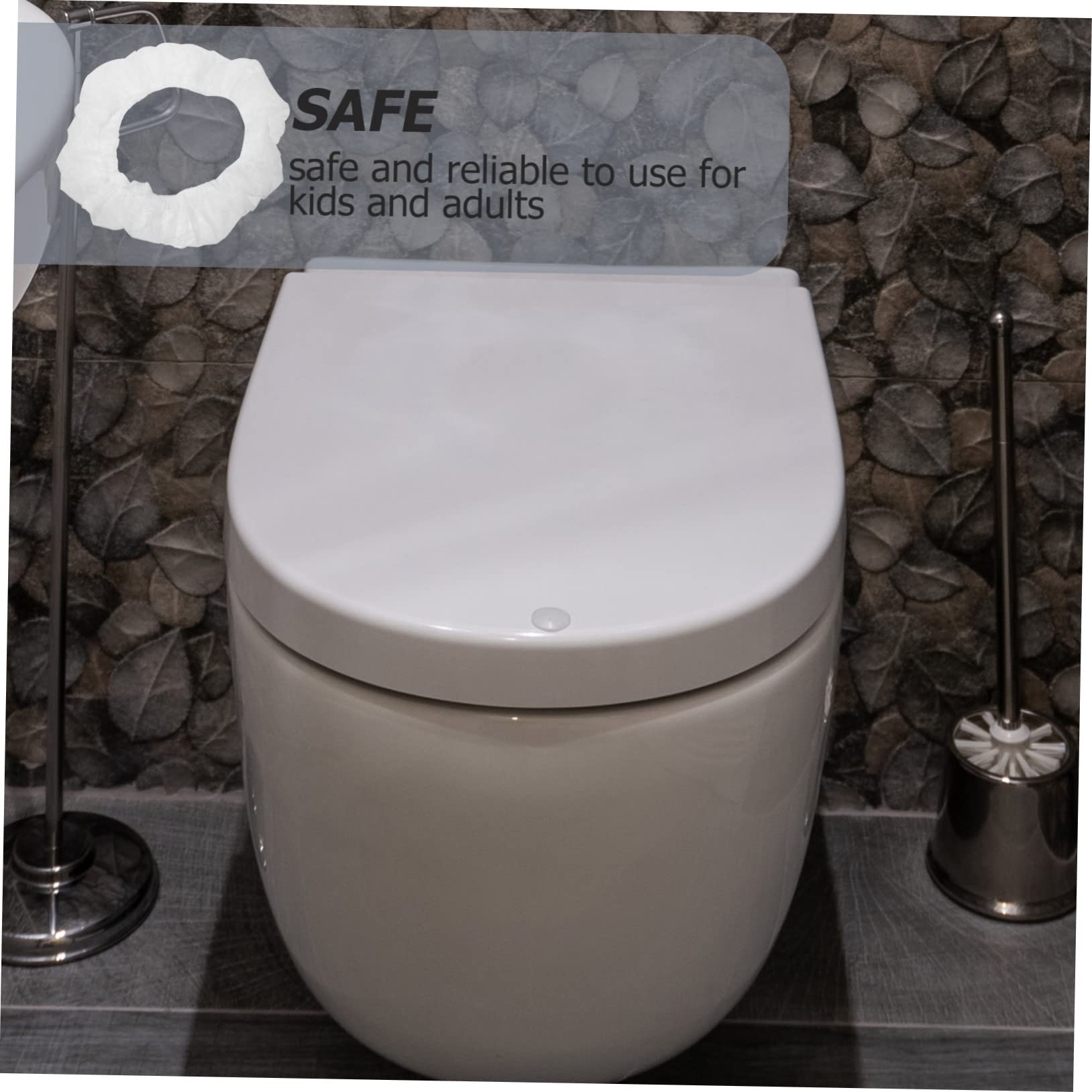 NAMOARLY Toilet Seat Lid Cover 50pcs Sanitized Seat Covers Non-Woven Travel Camping Essentials