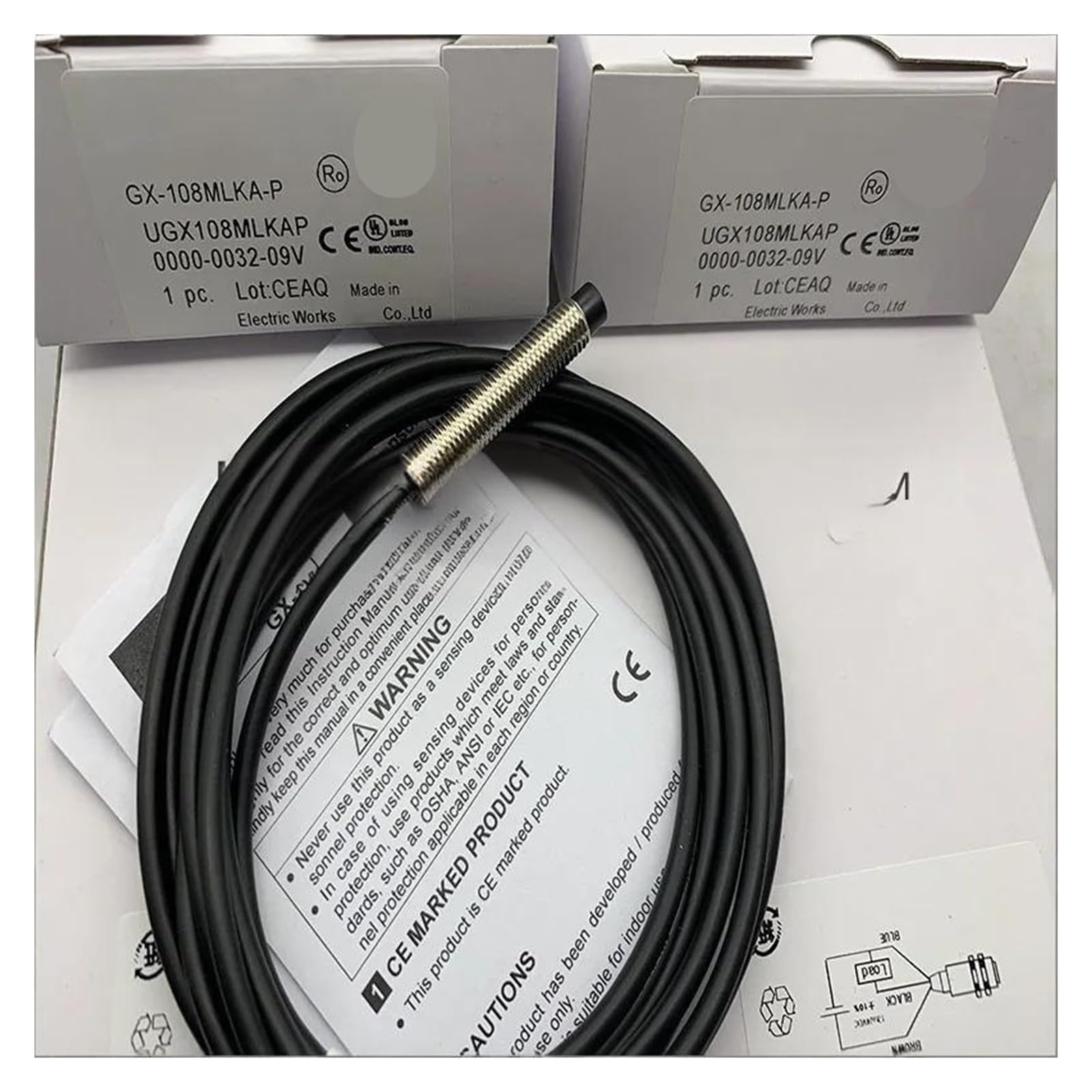 Capteur photoélectrique GX-118MKA robuste conçu pour optimiser vos lignes de production