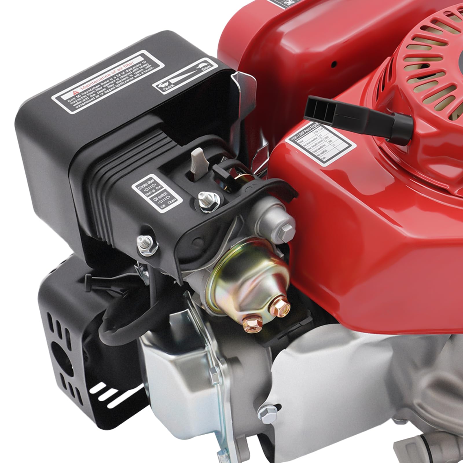 Generatore di corrente a 4 tempi, generatore di emergenza a benzina, motore a fune, motore industriale, a cilindro singolo, con raffreddamento ad aria, 7,5 Hp