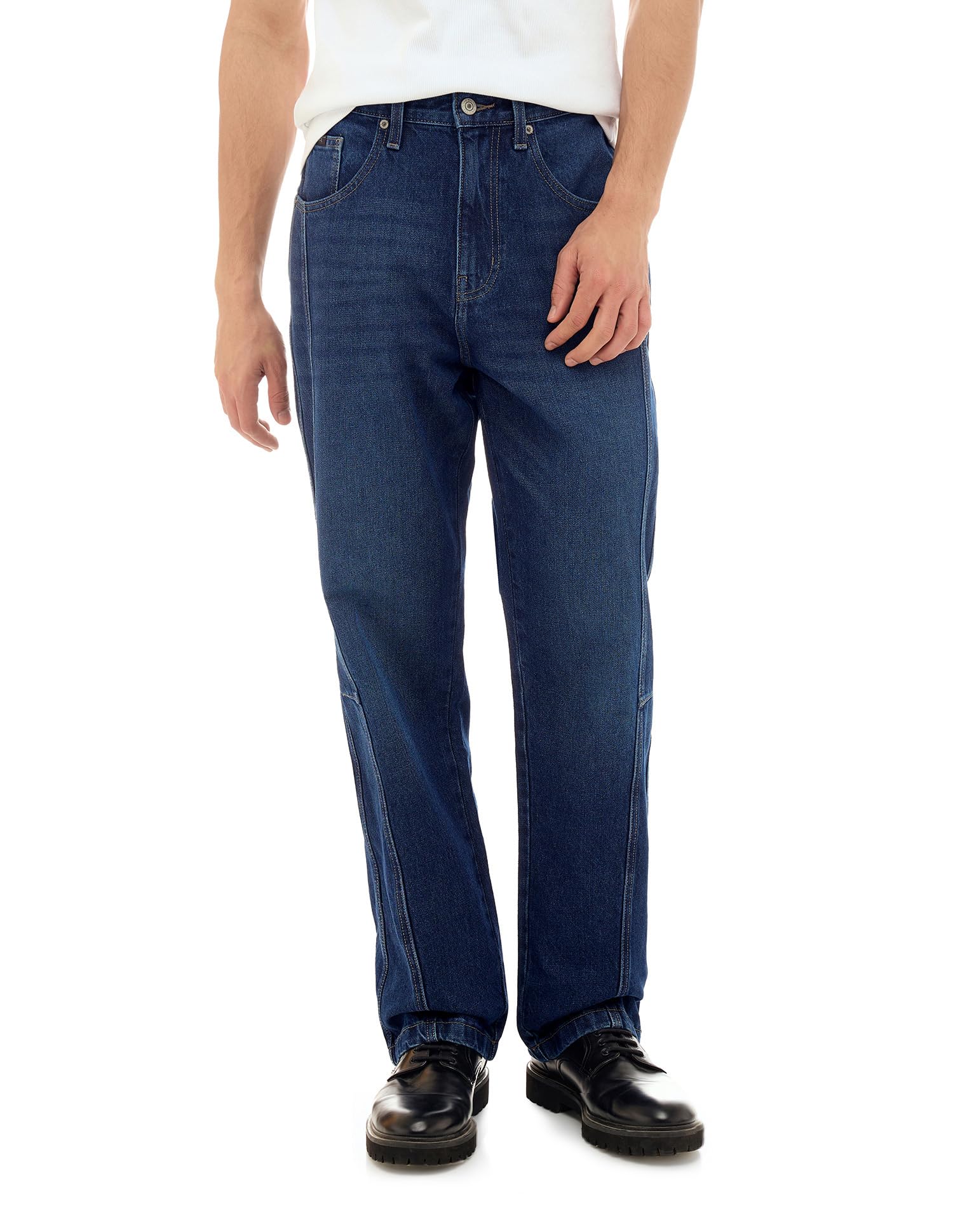flying machine Men's Whiskered Cobain Loose Fit Jeans-picture-35