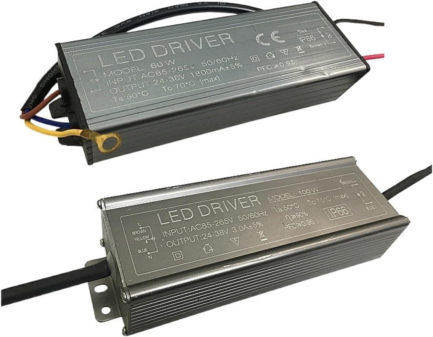 20W-200W Waterproof Power Supply high Power LED Waterproof Driving Power Supply floodlight Outdoor Waterproof Power Supply(200Waluminum6000MA)