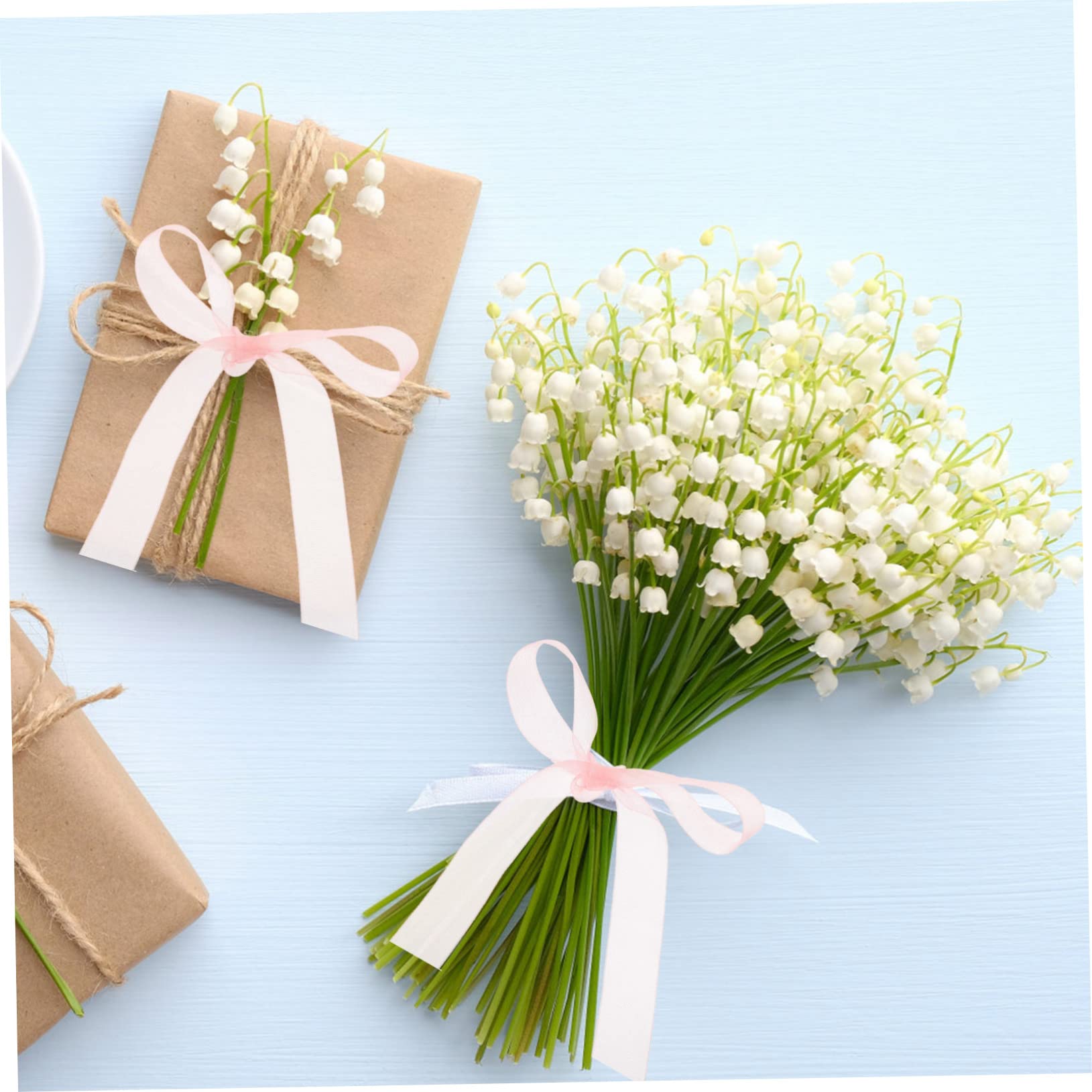 NUOBESTY 12rollen Transparente Schneeflockenbänder Dekoband Für Geschenkverpackungen Hochzeiten Und Bastelprojekte Breit Pro Champagner Silberbraun