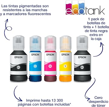 EcoTank ET-5150 A4 Wi-Fi All-in-One Printer with Ink Tank